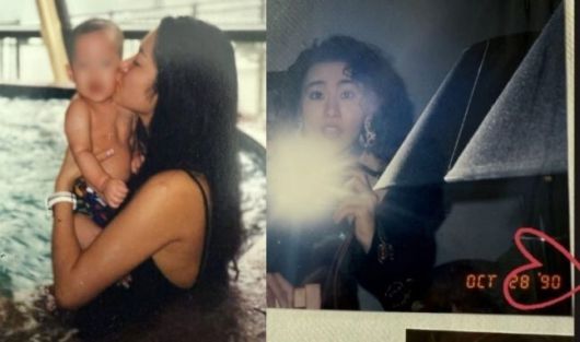 고현정이 어린 시절 아들과 함께한 소중한 추억을 회상했다. 고현정 인스타그램 갈무리