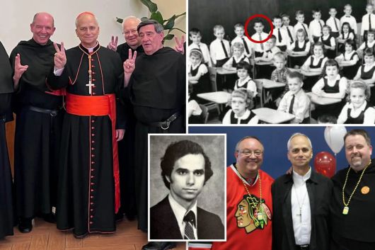 새 교황으로 선출된 레오 14세의 과거 활동 모습. 뉴욕포스트 캡처