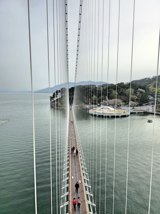 예당호 출렁다리 전망대.