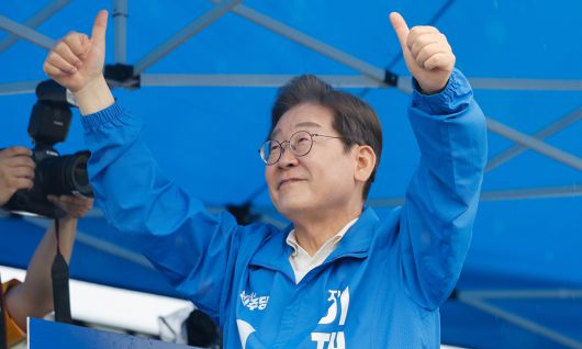 이재명 더불어민주당 대선 후보. 뉴시스