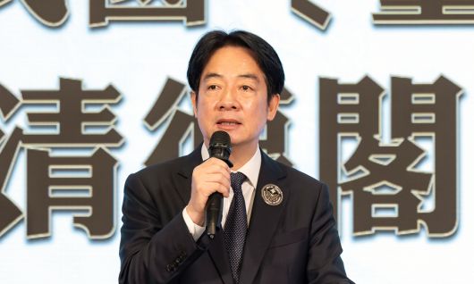 라이칭더 대만 총통이 지난해 10월 쌍십절(건국기념일) 행사에서 “중국은 대만을 대표할 권리가 없다”고 연설하고 있다. 타이베이=AP연합뉴스