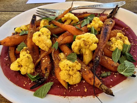 구운 낭트 당근.