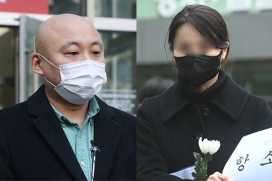 웹툰작가 주호민씨(왼쪽)와 주씨 아들을 정서적으로 학대한 혐의로 기소된 특수교사 C씨. 뉴시스