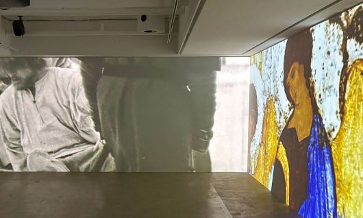 ‘수도자와 예술가와 자연’, ‘끝나지 않을 대화’ 전시 전경.