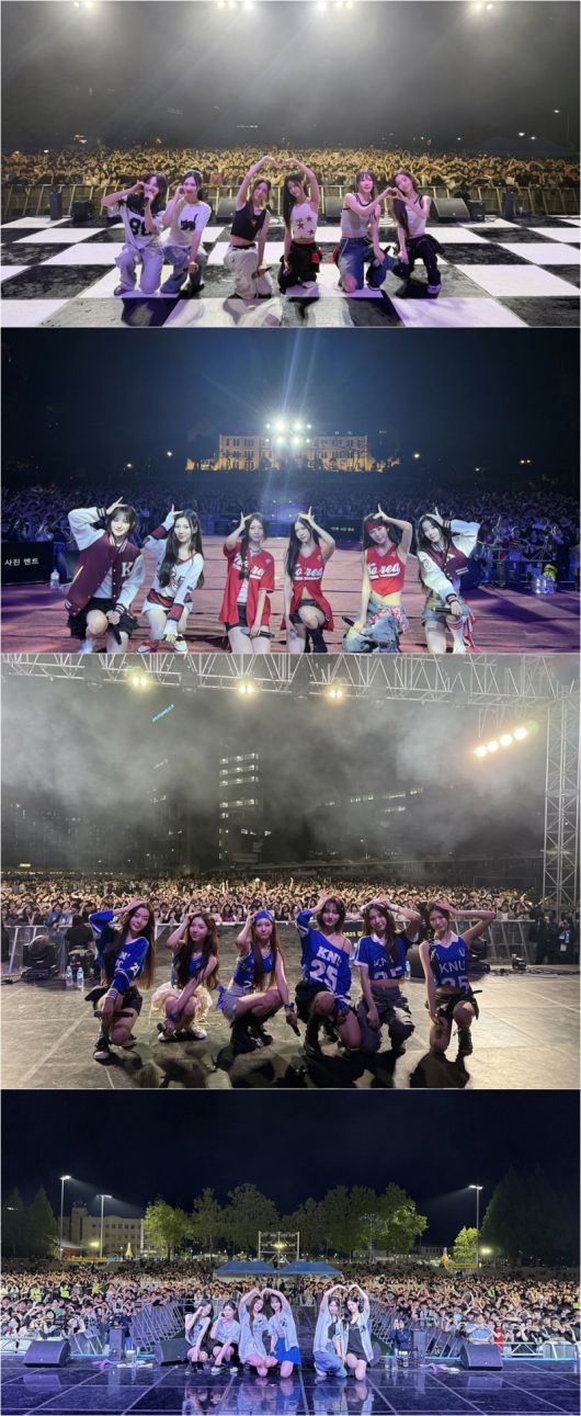 이프아이가 대학 축제에서 존재감을 드러내며 분위기를 뜨겁게 달궜다. 하이헷엔터테인먼트 제공