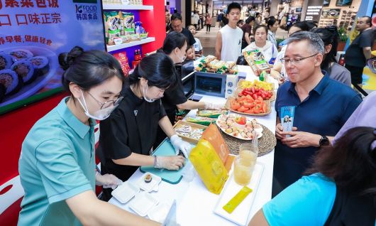 지난달 28일부터 6월1일까지 중국 산시성 시안시에서 열린 K푸드페어 행사장 전경. 한국농수산식품유통공사 제공