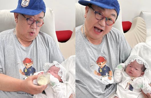 이용식과 그의 손녀. 이수민 인스타그램 캡처