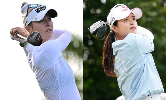 넬리 코르다(왼쪽), 최혜진. AFP연합뉴스