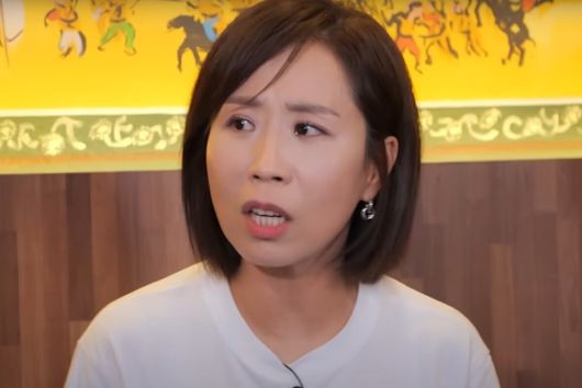 코미디언 정선희. 유튜브 채널 '임하룡쇼' 캡처.