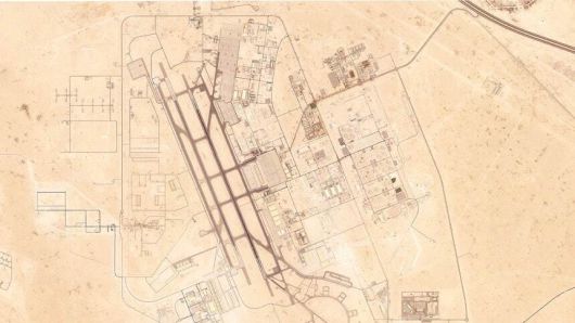 카타르 미군기지 위성사진. AP연합뉴스