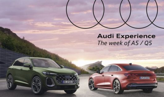 프리미엄 중형 세단과 SUV 모델인 ‘더 뉴 아우디 A5‘(왼쪽)와 ‘더 뉴 아우디 Q5’. 사진=아우디코리아 제공