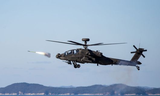 한국 육군의 AH-64E 공격헬기. 세계일보 자료사진