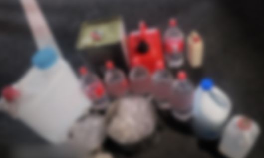 사제총기 살해 피의자 자택서 발견된 폭발물. 인천경찰청 제공