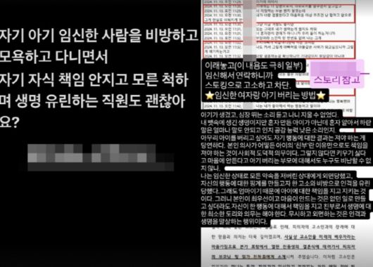 서민재가 임신한 아이의 친부를 다시금 저격했다. 서민재 인스타그램 캡처