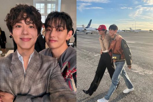 박보검, 뷔 인스타그램 갈무리