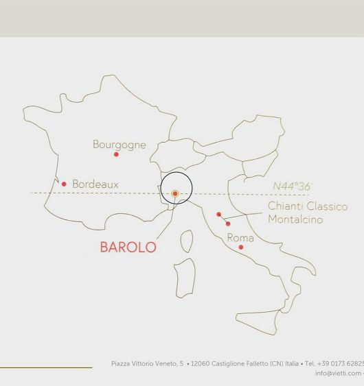 바롤로 위치. 비에티