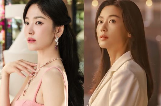 배우 송혜교와 전지현. 송혜교 SNS·디즈니플러스 SNS 캡처
