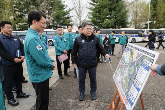 민선 8기 진행된 대북전단 살포 관련 현장 설명회. 경기도 제공