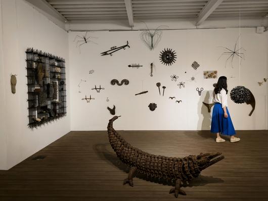 이재효 갤러리 악어 작품.