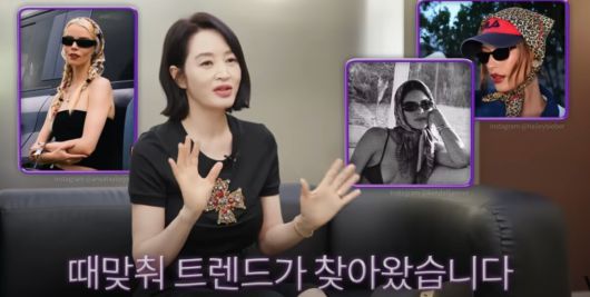배우 김혜수가 늘상 착용해오던 '애착 두건'에 대한 이야기를 꺼냈다. 유튜브 채널 'VOGUE KOREA' 영상 캡처