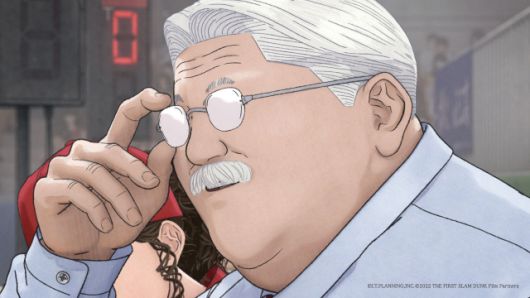 북산고 안선생님. 더 퍼스트 슬램덩크의 한 장면. NEW 제공