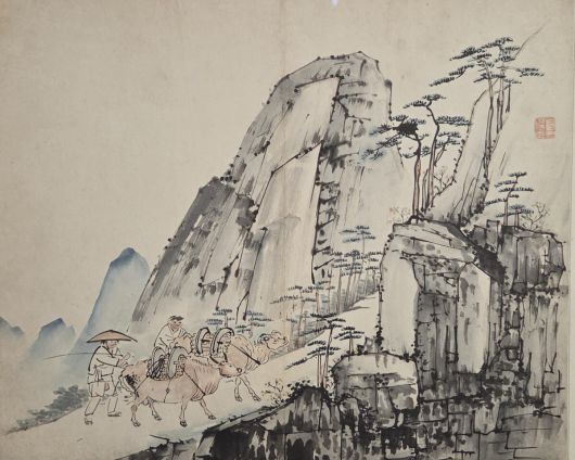 김득신의 ‘춘산귀우’.