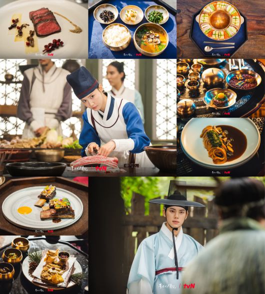 디테일이 완벽한 ‘폭군의 셰프’ 속 음식들은 신종철, 오셰득, 최강록 등 많은 스타 셰프들이 함께 힘을 합쳐 만든 결과물이다. tvN 제공