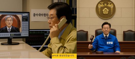 생성형 인공지능(AI)로 만든 이미지. 개혁신당 이준석 대표 SNS