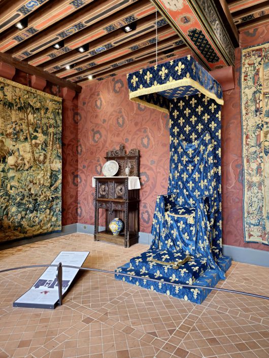 블루아성 2층 프랑수아 1세 왕좌.