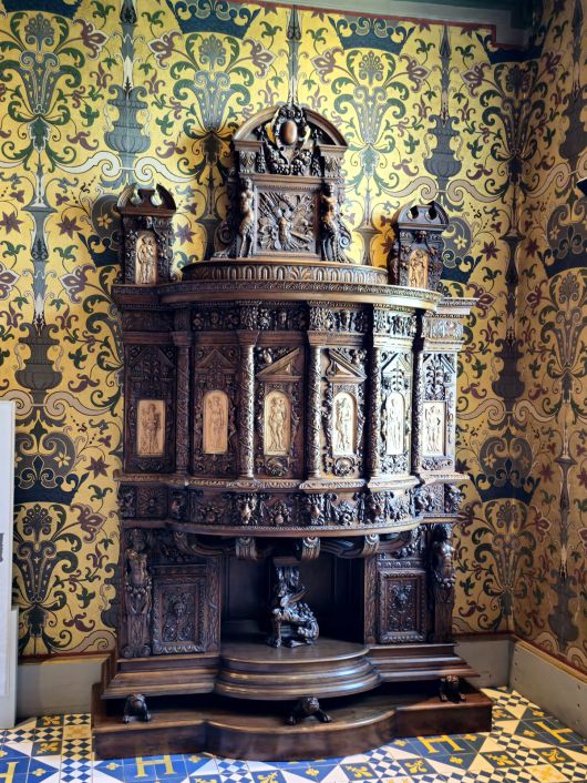 블루아성 앙리3세 침실 장식장.