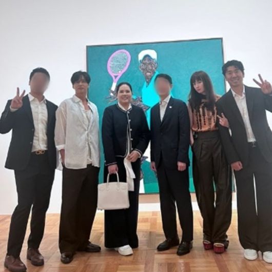 원빈, 이나영 부부가 박인비 등 지인과 찍은 사진. 박인비 인스타그램