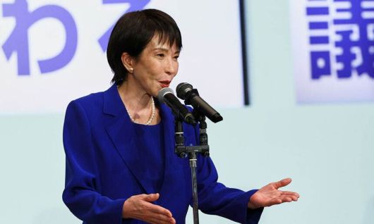 다카이치 사나에 일본 자민당 신임 총재. AP연합뉴스