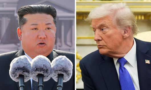 김정은 북한 국무위원장과 도널드 트럼프 미국 대통령. 조선중앙통신·AP연합뉴스