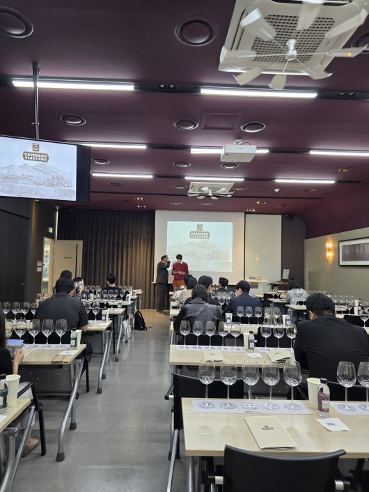 WSA와인아카데미 강의실.  최현태 기자