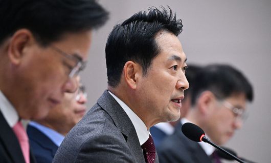 국민의힘 장동혁 대표가 3일 경북 안동시 경북도청에서 열린 대구·경북 지역민생 예산정책협의회에 참석해 발언하고 있다. 경북도청 제공