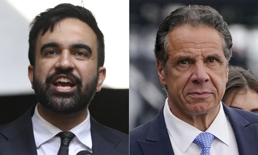 조란 맘다니(왼쪽), 앤드루 쿠오모.