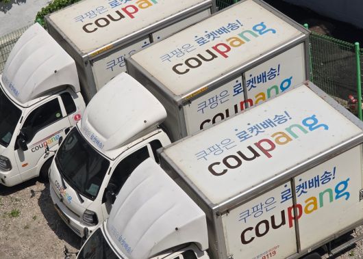 서울 시내 쿠팡 차고지. 뉴시스