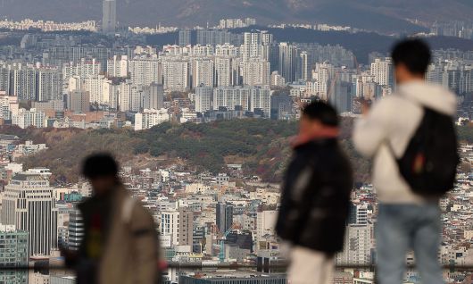 서울 도심 아파트 단지의 모습. 뉴시스