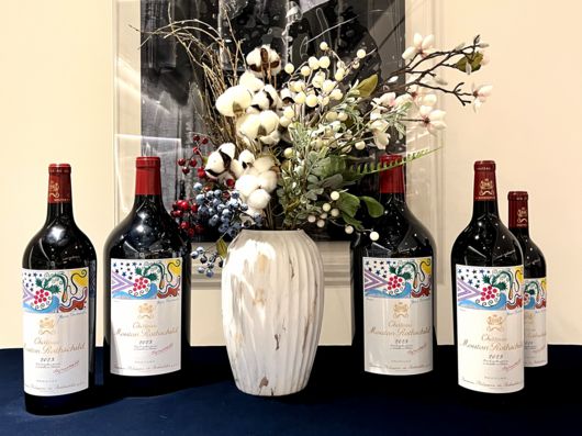 샤토 무통 로칠드 2023 아트 레이블. 에노테카코리아 제공