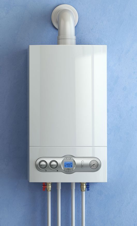 가정 난방에 사용되는 보일러. 클립아트코리아