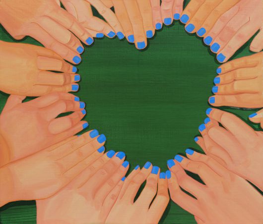 김현정 作 파랑 모아 사랑.