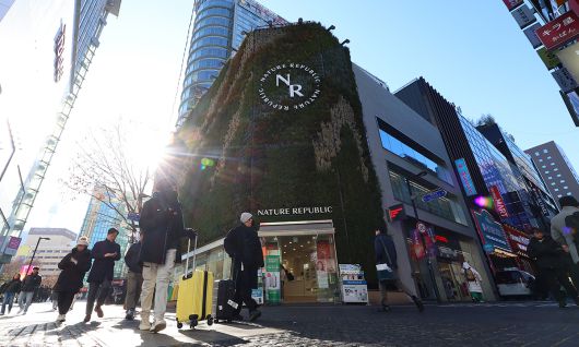 2026년 기준 23년째 전국에서 가장 공시지가가 높은 서울 중구 충무로1가 네이처리퍼블릭 부지. 세계일보 자료사진