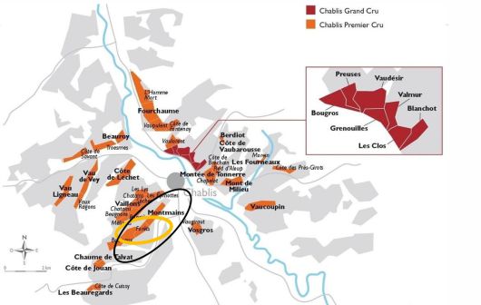 프리미에 크뤼 좌안 몽맹.  부르고뉴와인협회