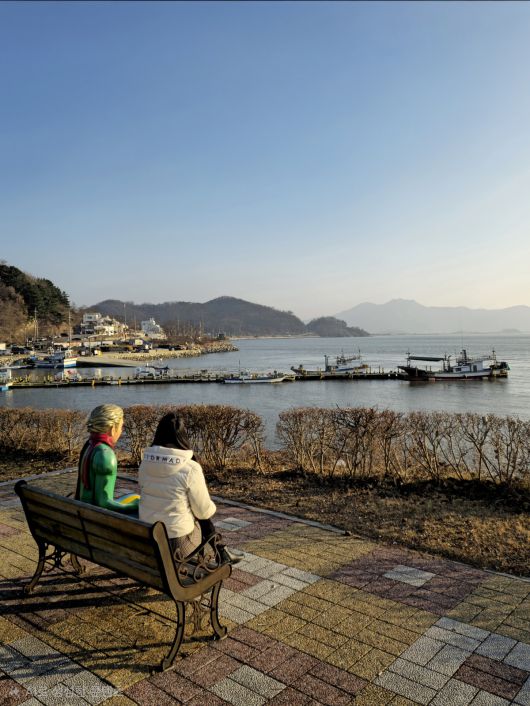 건평항 어린왕자 포토존.