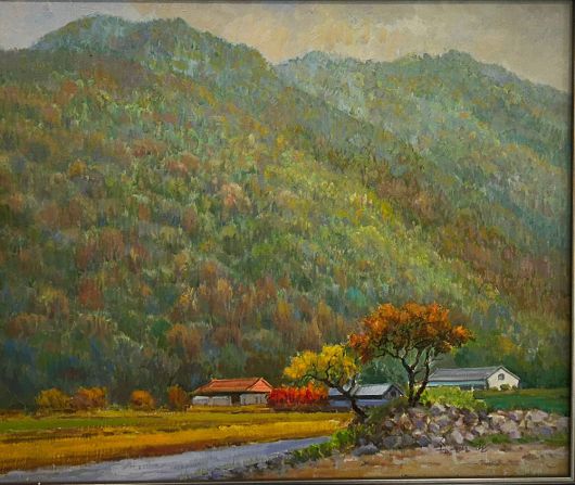 송태관 作 초가을(45.5×37.9cm)