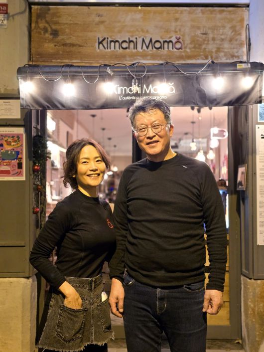 김치마마 신진호·권경애 대표.  최현태 기자