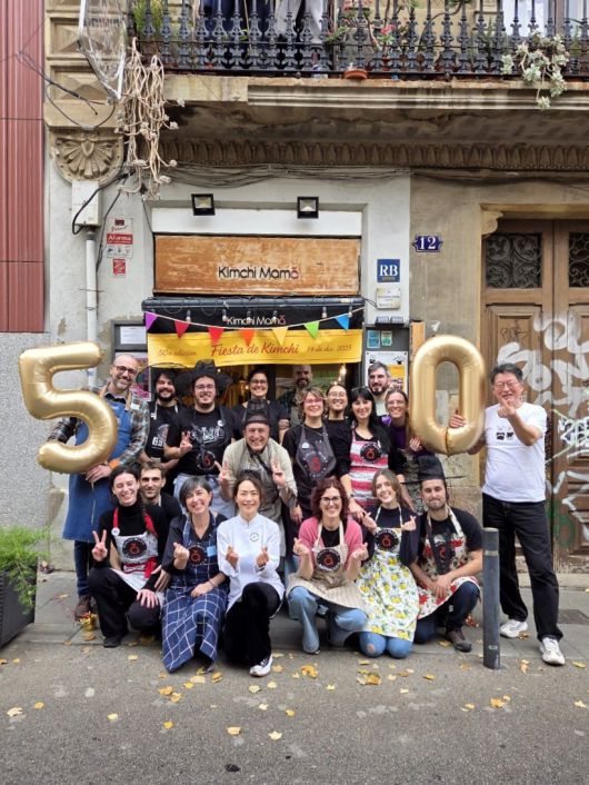 김치마마 김치강좌 50회 기념 촬영.  신진호 대표 제공