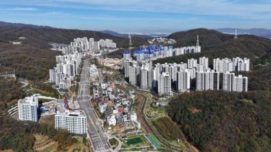 경기 성남시 분당구 대장동 전경. 성남시 제공