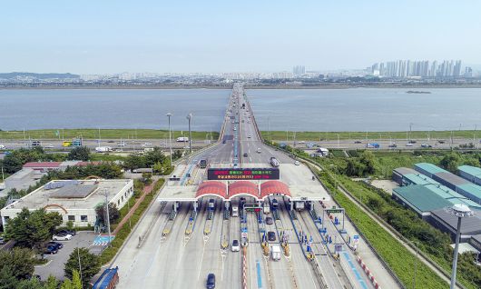 일산대교 전경.