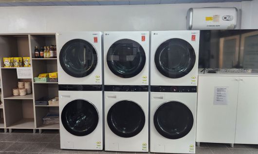 경남 의령군 의령읍행정복지센터에 마련돼 있는 나눔빨래방. 의령군 제공